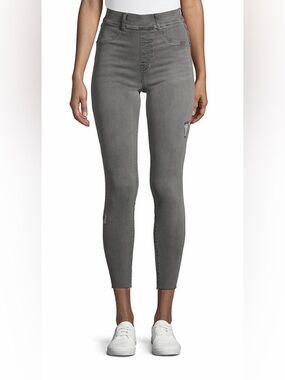Spanx Distressed Pull On Skinny Jeans Size Small